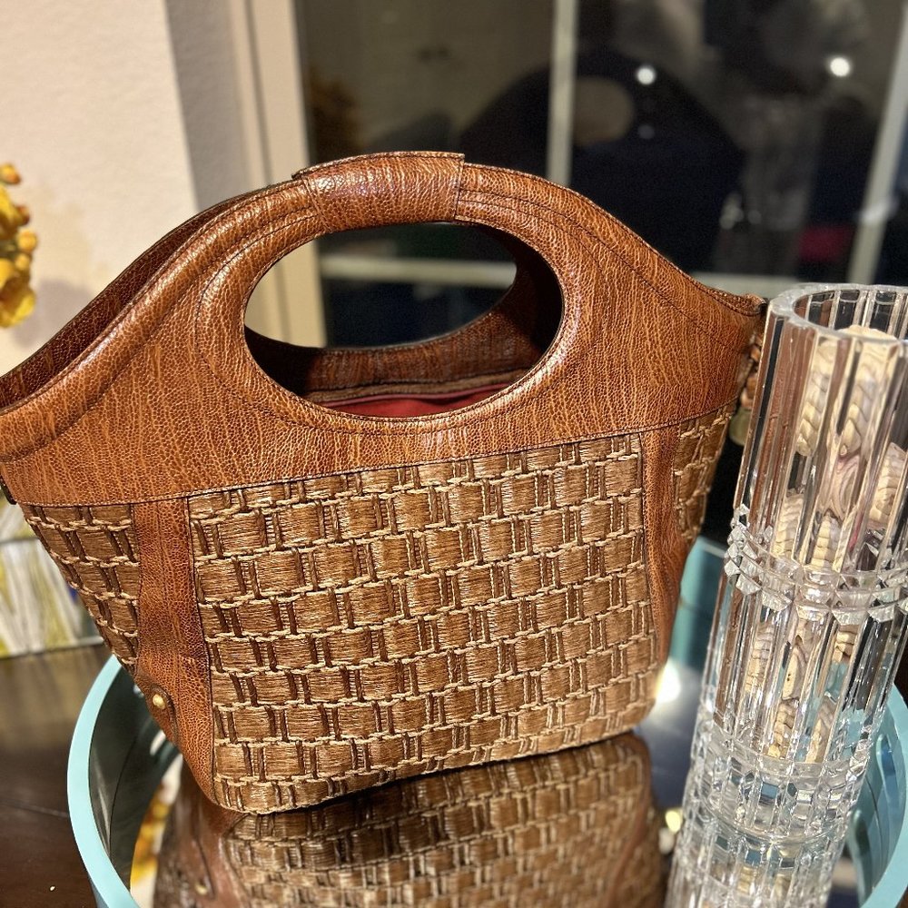 Brahmin Women’s Large Brown Spring Luxury Handbag
